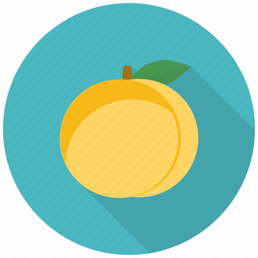 Food, fresh, fruit, green, healthy, peach, eat icon - Download on Iconfinder