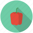 bell, food, fresh, fruit, healthy, pepper, red
