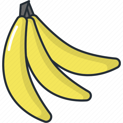 Banana, bananas, food, fruit, fruits, healthy, kitchen icon - Download on Iconfinder