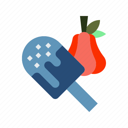 Rose, apple, ice, cream, fruit, sweet, dessert icon - Download on Iconfinder