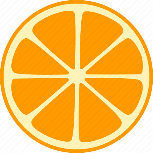 Citrus, fruit, mandarin, orange, slice, split, whole icon - Download on Iconfinder