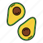 avocado, food 