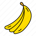 bananas, food