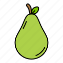 pear, food, healthy