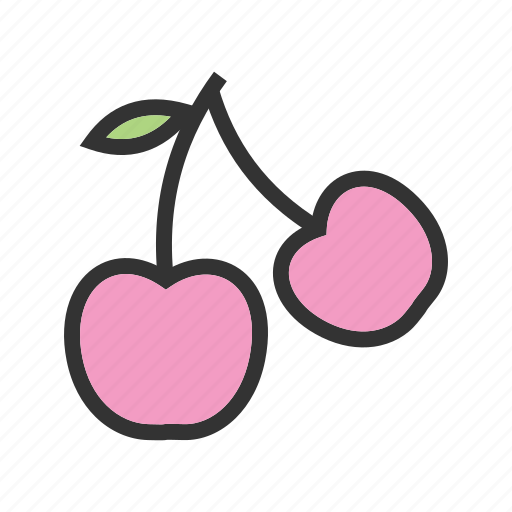 Cherries, cherry, food, fresh, fruit, green, sweet icon - Download on Iconfinder
