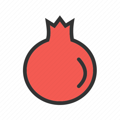 Diet, food, fruit, healthy, juicy, pomegranate, red icon - Download on Iconfinder