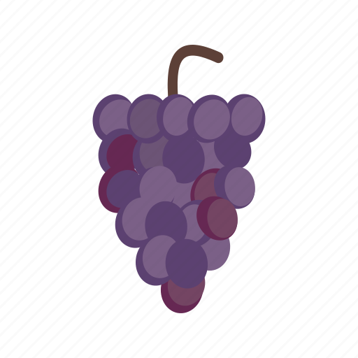 Bunch, food, grape, grapes, nature, red, ripe icon - Download on Iconfinder