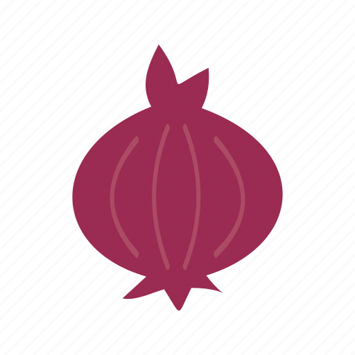 Food, ingredient, onion, organic, purple, red, vegetable icon - Download on Iconfinder