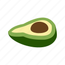 avocado, brown, food, fresh, fruit, green, healthy