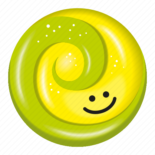 Candy, green, lemon, lollipop, yellow icon - Download on Iconfinder
