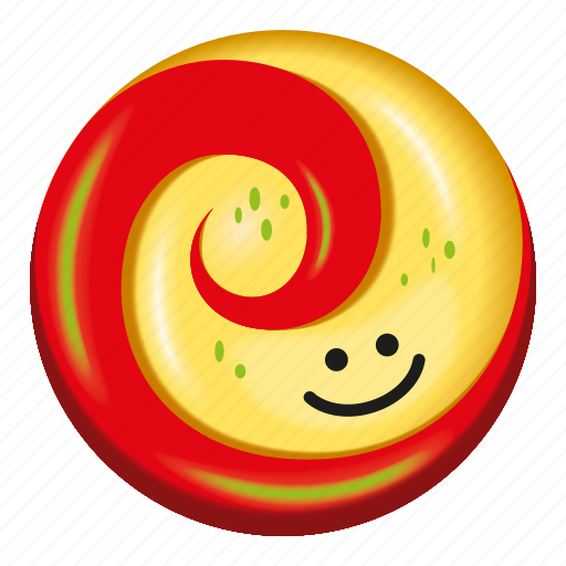 Candy, lollipop, red, redapple, yellow icon - Download on Iconfinder