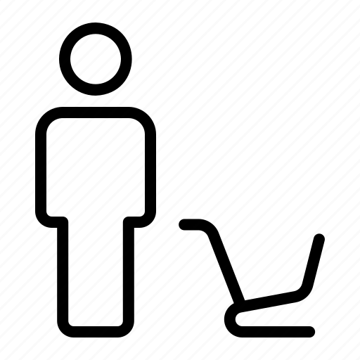 Cart, miscellaneous, stickman, full, body, single, standing icon - Download on Iconfinder