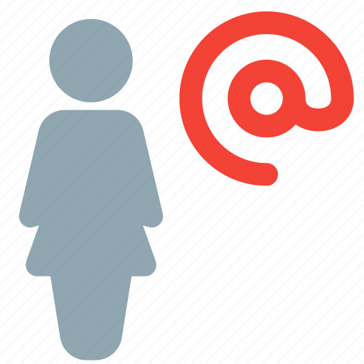 Single, woman, address, contact icon - Download on Iconfinder