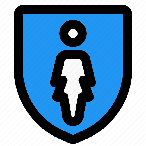 Single, woman, protect, avatar, security icon - Download on Iconfinder