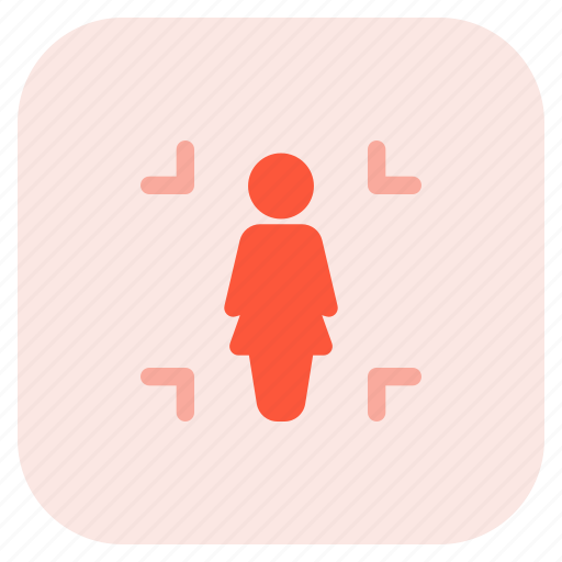 Single, woman, cut, tool, crop icon - Download on Iconfinder