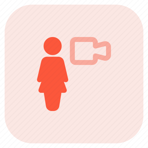 Single, woman, video, camera, recording icon - Download on Iconfinder