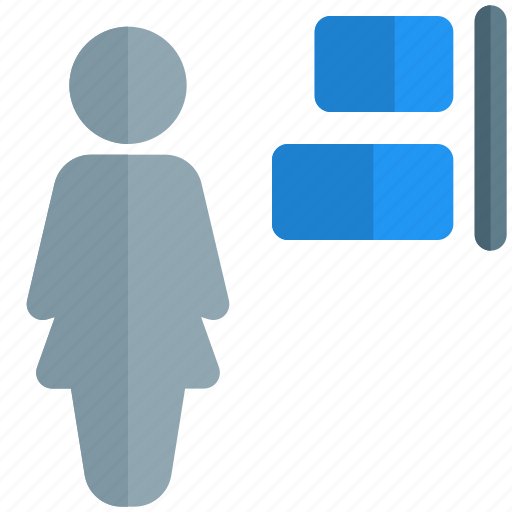 Align, right, single woman, content icon - Download on Iconfinder
