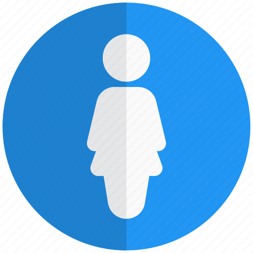 Circle, single woman, avatar, user icon - Download on Iconfinder