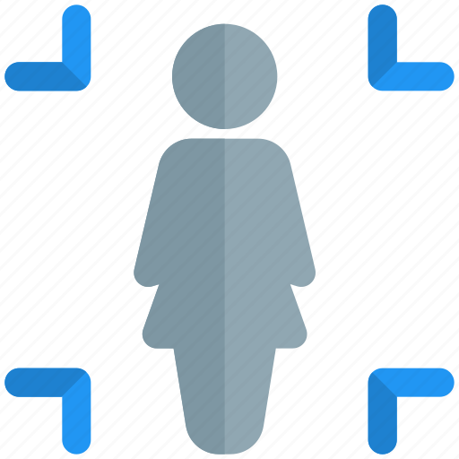 Crop, single woman, cut, tool icon - Download on Iconfinder