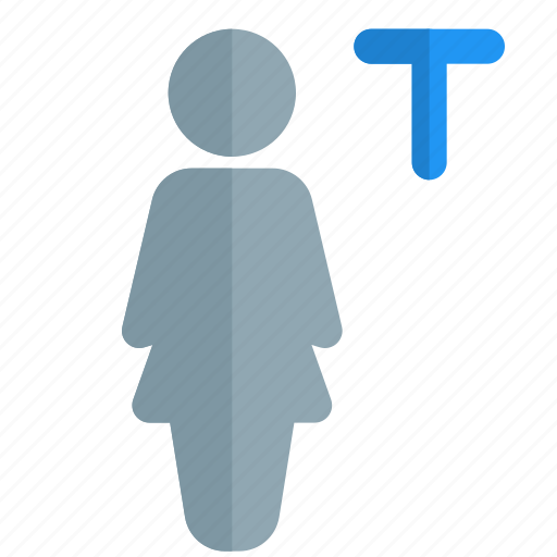 Text, edit, single woman, font icon - Download on Iconfinder