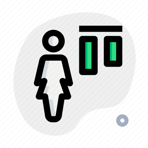 Align, top, single woman, up, content icon - Download on Iconfinder