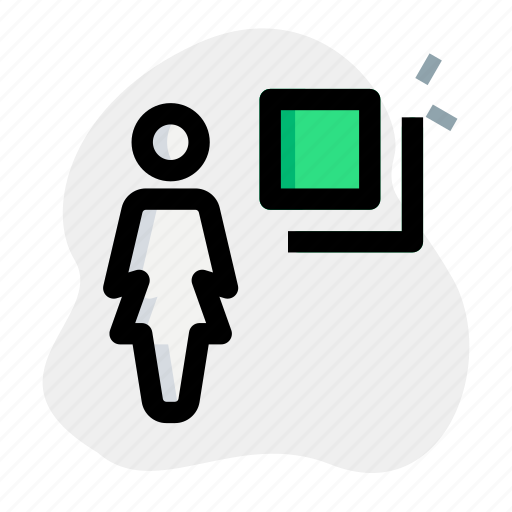 Bring, to, back, single woman, document icon - Download on Iconfinder