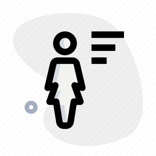 Sort, single woman, order, filter icon - Download on Iconfinder