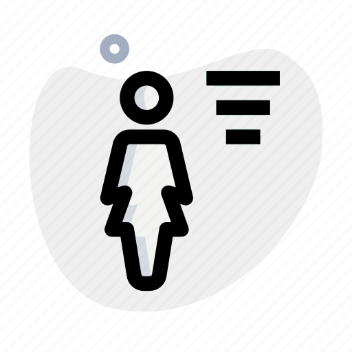 Sort, single woman, funnel, filter icon - Download on Iconfinder