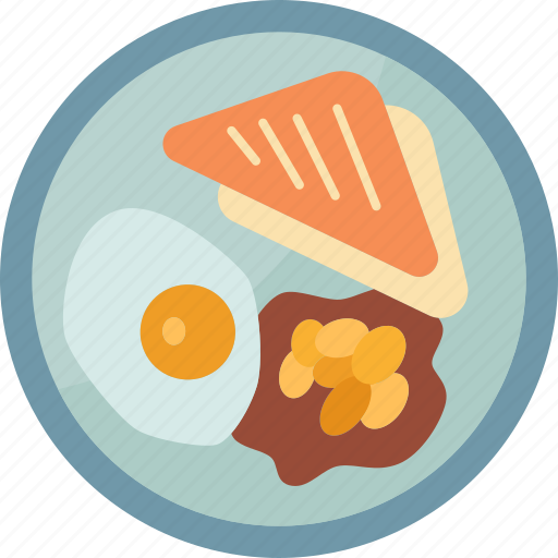 Breakfast, english, toast, eggs, meal icon - Download on Iconfinder
