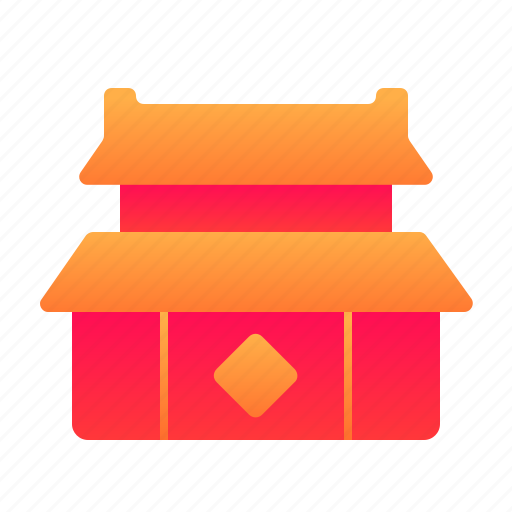 Chinese house, chinese, architecture and city, real estate, traditional, china, house icon - Download on Iconfinder