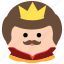 char, crown, king, male, man, mustache, royalty 