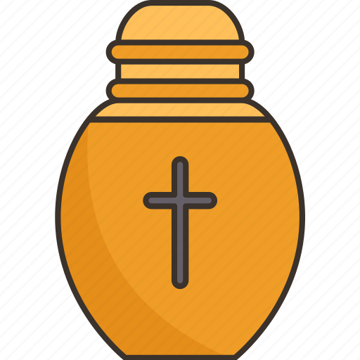 Urn, death, funeral, burial, memorial icon - Download on Iconfinder