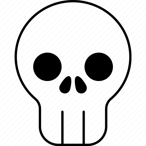 Death, rip, skull, creepy, horror icon - Download on Iconfinder