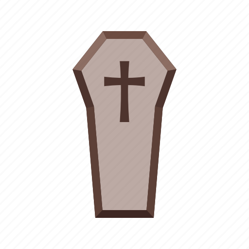 Casket, cemetery, coffin, death, funeral, graveyard, wooden icon - Download on Iconfinder