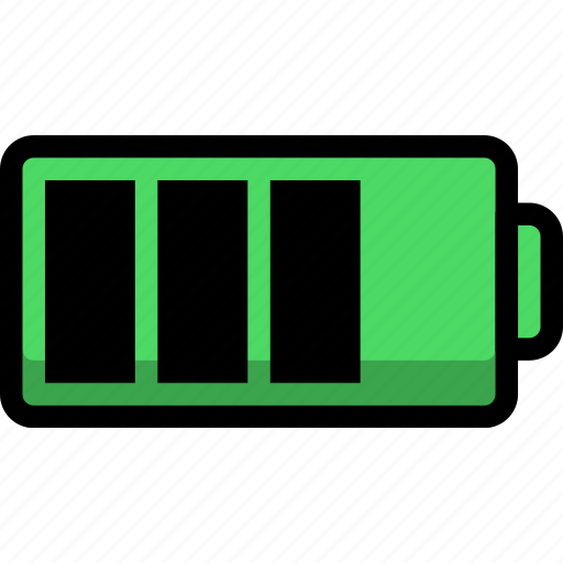 Battery, charging, electric, level, power, status icon - Download on Iconfinder