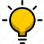 lightbulb, bulb, business, creative, flower, line, web 