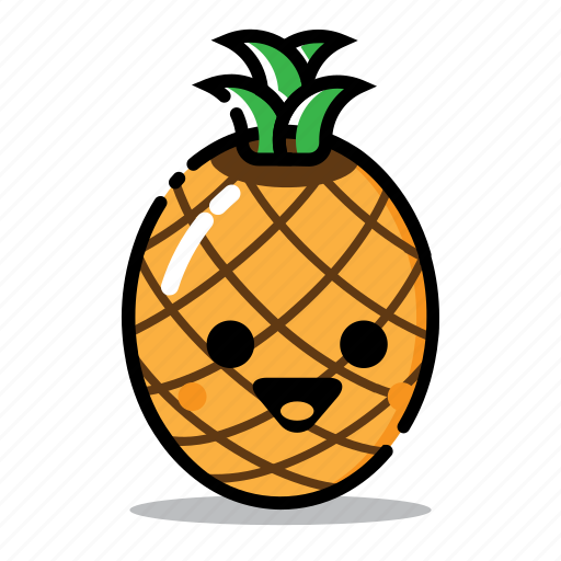 Food, fresh, fruit, funny, harticon, healthy, pineapple icon - Download on Iconfinder