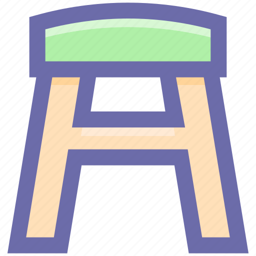 Bar, counter stool, decor, décor, furnishing, furniture, house icon - Download on Iconfinder
