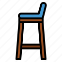 bar, decoration, furniture, stool