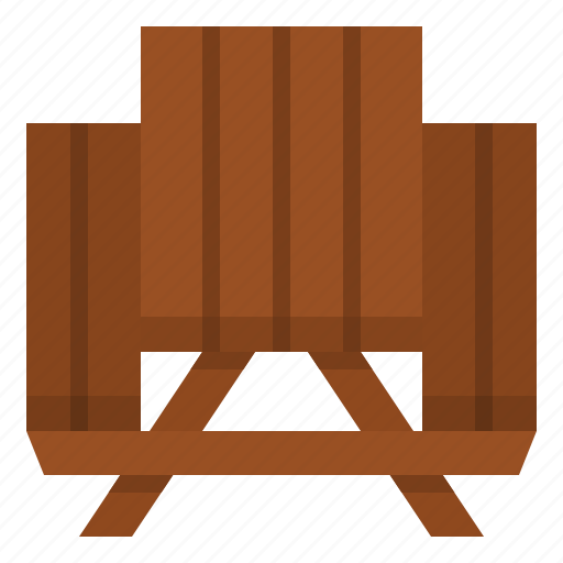Bench, garden, picnic, table icon - Download on Iconfinder