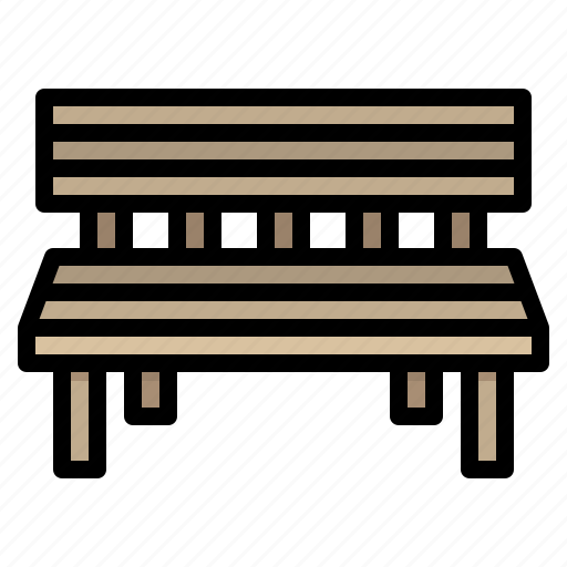 Bench, chair, furniture, park icon - Download on Iconfinder