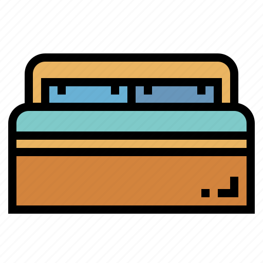 Bed, bedroom, double, furniture icon - Download on Iconfinder