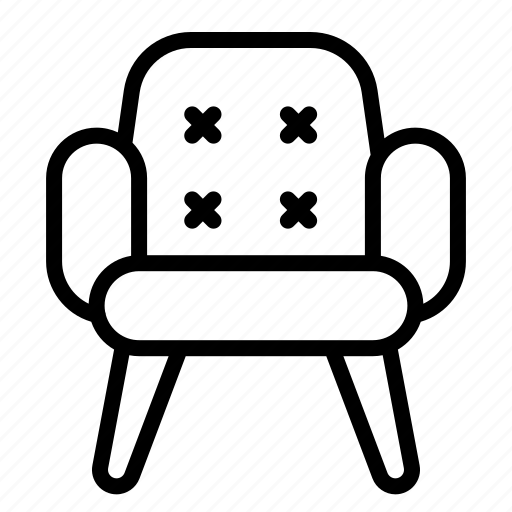 Chair, arm, furniture, household, seat icon - Download on Iconfinder