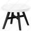 round, table, furniture, chair, desk, seat, interior, decoration 