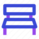 bench, seat, furniture