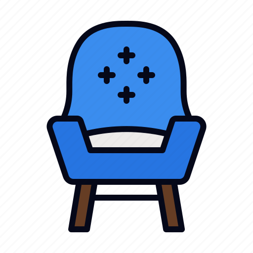 Armchair, furniture, seat, sofa, and, household, decoration icon - Download on Iconfinder