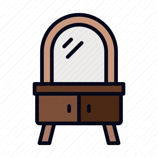 Dressing, table, vanity, makeup, beauty, furniture, drawer icon - Download on Iconfinder