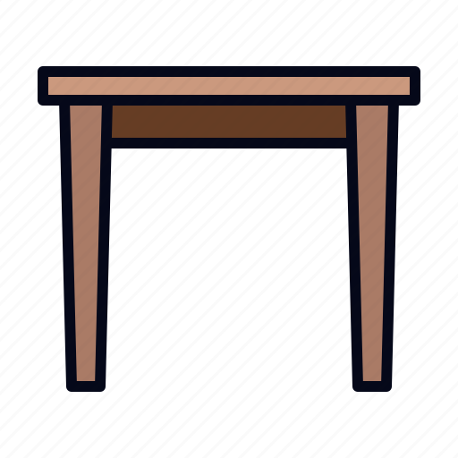 Table, side, furniture, and, household, livingroom, house icon - Download on Iconfinder