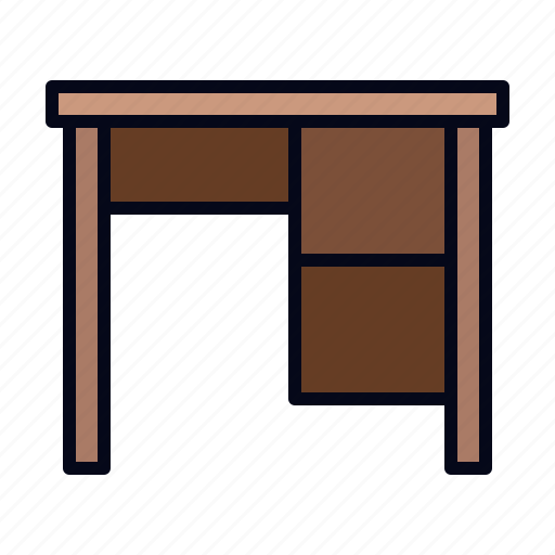 Table, work, desk, workspace, office, home, furniture icon - Download on Iconfinder
