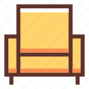 armchair, sofa, chair, furniture